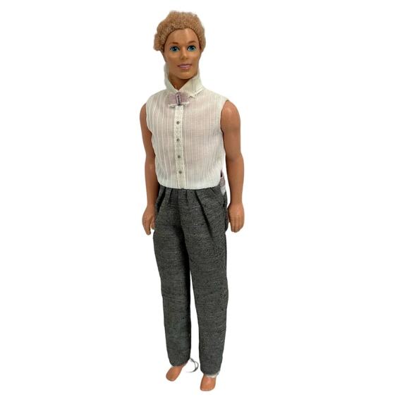 Mattel 1968 Ken Doll Disney Beauty & The Beast Prince Adam Barbie Rooted Hair - Picture 1 of 13